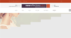 Desktop Screenshot of newreflectionssalon.com