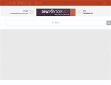 Tablet Screenshot of newreflectionssalon.com